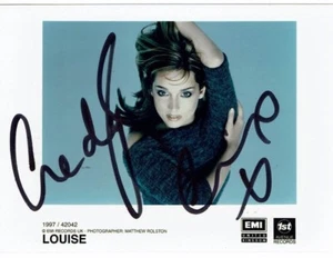 Louise hand signed photograph - Picture 1 of 2