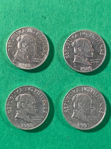 PHILIPPINES 1988, 1989, 1990 & 1991 5 CENTAVO "FLORA & FAUNA" SERIES COINS GRP G - Picture 1 of 2