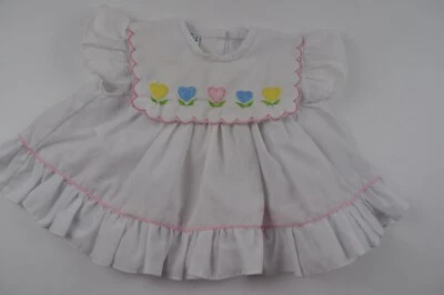 Vintage Baby Girls Dress Size 3-6 Months Cuties by Judy - Image 1 of 4