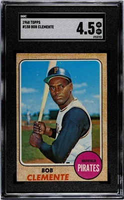 1968 Topps - Roberto "Bob" Clemente #150 - SGC 4.5 - VG / EX+ - Image 1 of 2