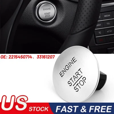 Nuevo interruptor de encendido del motor Go botón de parada de arranque sin llave para Mercedes Benz Foto 1 de 4