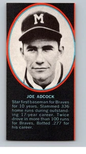 1971 Dell Today's Team Baseball Stamps Joe Adcock GREATS Milwaukee Brewers - Picture 1 of 2