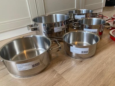 WMF Function 4 red Kochtopf Set 5 tlg NEU Induktion Topfset - Bild 1 von 4