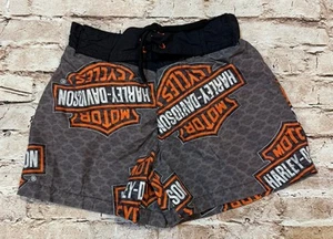 Vintage Harley Davidson Swim Trunks Boys XS 4/5 - Picture 1 of 3