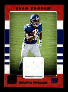 Evan Engram 2017 Panini Donruss #10 Rookie Threads parche reliquia RC Giants Broncos - Imagen 1 de 2