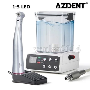 Sistema de motor eléctrico dental LED sin escobillas con suministro de agua + pieza de mano LED 1:5 - Imagen 1 de 16