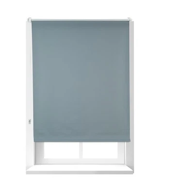 Verdunkelungsrollo grau Seitenzugrollo Klemmfix Rollo blickdicht 4er Set - Bild 1 von 4