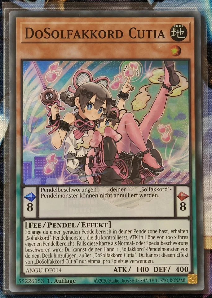 Yu-Gi-Oh DoSolfakkord Cutia ANGU-DE014 - Super Rare- NM- 1. Auflage - Bild 1 von 1