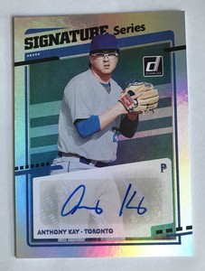 2020 Donruss   ANTHONY KAY     authentic autograph   See description