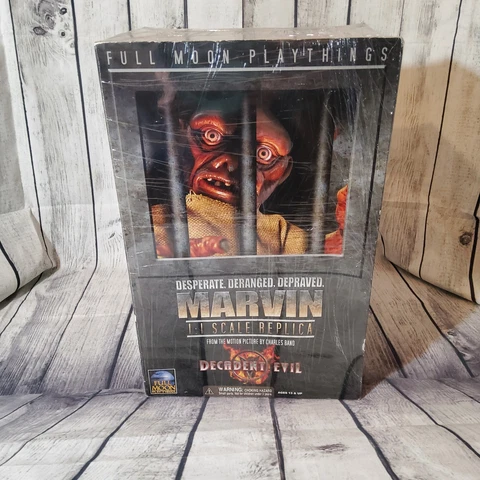 MIB Full Moon Plaything Decadent Evil MARVIN 1:1 Scale Replica Con-65 Cover