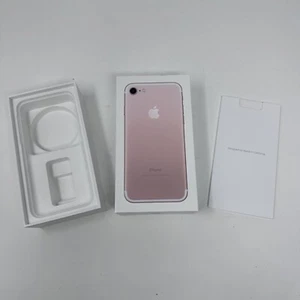 Empty Box Apple iPhone 7 Plus 128 GB Rose Gold Original Retail Box No Phone - Picture 1 of 8
