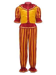 Kids Boys Clown Costume Circus Clown Cosplay Outfits for Halloween Party Cosplay - Picture 1 of 17