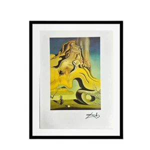 Salvador Dalí 1974 Facsimile Signed Vintage Art Print - The Great Masturbator - Picture 1 of 7