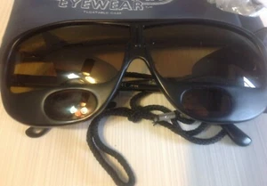 Gafas de sol Fisherman Lectura 2.5 14041 Cordón Oreja Piezas Estuche Flotante Nuevo - Imagen 1 de 8