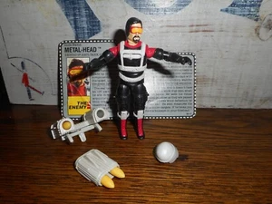 Hasbro GI Joe ARAH figure 1990 Metal-Head w file card - Picture 1 of 8