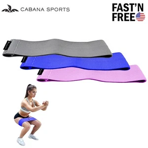 3 PCS Fabric Resistance Bands Loop Set Durable Fitness Booty Leg Exercise Gym - Picture 1 of 6