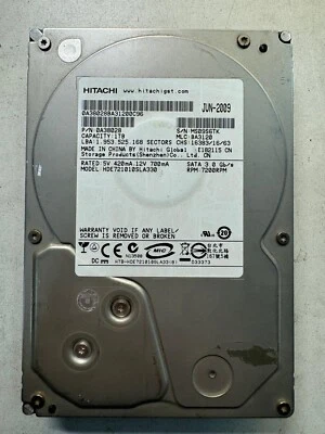 HITACHI 0A38028 HDE721010SLA330 1TB 7.2K RPM 32 MB Cache 3 Gb/s SATA 3.5" HDD - Image 1 of 4