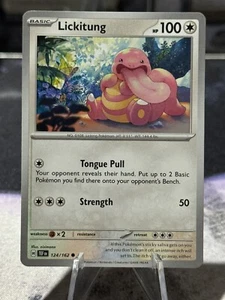 Pokemon Lickitung 124/162 Sv05: Temporal Forces Regular - Picture 1 of 2
