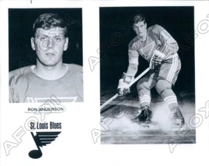 1969 St Louis Blues Hockey Right Wing Ron Anderson Press Photo - Picture 1 of 2