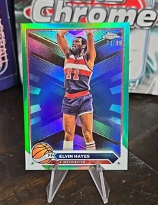 2024 topps chrome Basketball Green Refractor Elvin Hayes Washington /99 - Picture 1 of 1