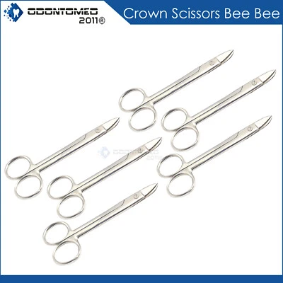 6 Crown Bee Bee Wire Cutting Scissors Manicure Nails Sewing Embroidery Cutting - Image 1 of 3