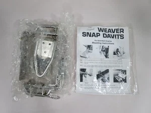 Weaver Snap Davits - Davits de acero inoxidable - Fuerte-Sucio-Velero 98270/98271 - Imagen 1 de 24
