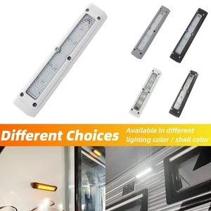 12V 7.8" RV LED Awning Light Camper Trailer Boat Exterior Wall Annex Lamp Cool W - Picture 1 of 33