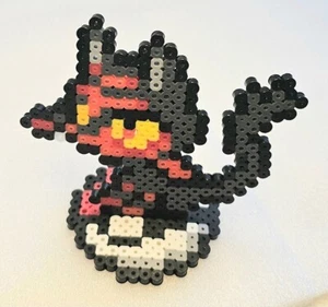 Litten With Pokéball Stand Pokémon Pixel Art Perler Art - Bild 1 von 4