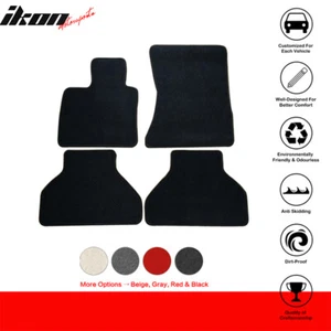 07-12 E70 X5 Floor Mats Nylon Black Front Back Carpets Cover For: (BMW) - Picture 1 of 6