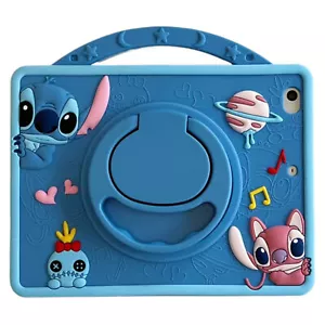 For iPad 10th 9 10.2" 8 7 mini 6 5 4 3 Air 1 2 Pro 11 Stitch Kid Shockproof Case - Picture 1 of 13