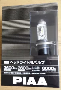 PIAA LED H4 Headlight Bulb×2 6000K 3600Lm MADE IN JAPAN LEH100 JDM OEM - Picture 1 of 1