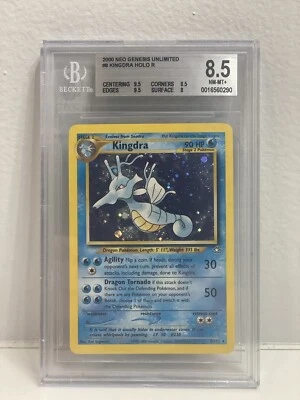 BGS 8.5 (PSA 9) NM-MT 2000 Pokémon TCG - Kingdra - Neo Genesis Holo Rare - Image 1 of 2