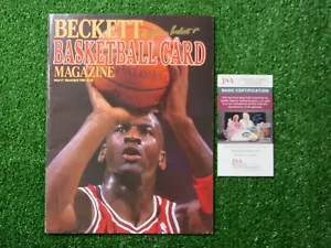 DR. JAMES JIM BECKETT SIGNIERT Michael Jordan Basketball Beckett Magazin #1 JSA - Bild 1 von 4
