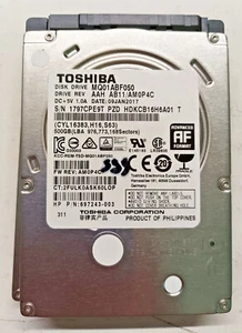 Toshiba 500GB MQ01ABF050 G003235C 778186-005 697243-003 Hard Disk HDD 2.5 SATA - Picture 1 of 1