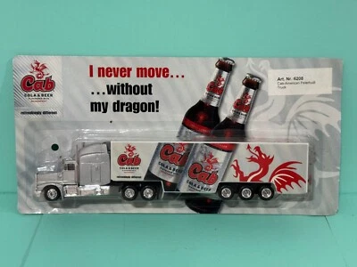 GERMAN ADVERTISING MODEL TRUCKS 1:87 HO SCALE CAB AMERICAN PETERBILT SEMI - Image 1 of 4