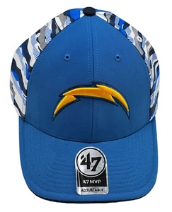 San Diego Chargers Hat NFL MVP Structured Cap by '47 Brand One Size Blue New - Picture 1 of 8