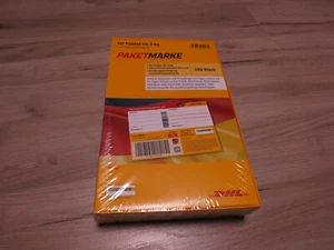100 Stück DHL Paketmarken bis 5kg Deutschland NEU OVP - Bild 1 von 3