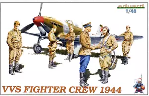 Eduard Plastic Model Kit VVS Fighter Crew 1944 #8509 Airplane Ground 1/48 - Picture 1 of 2