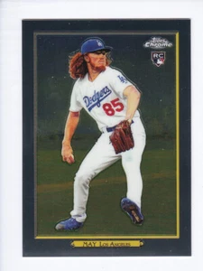 2020 Topps Series 1 #TRc-11 DUSTIN MAY RC Turkey Red CHROME Insert ROOKIE CARD - Picture 1 of 2