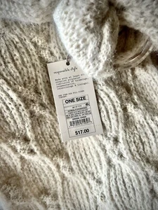 NEW! a • new day | Long Knit Scarf | OneSize- Oatmeal- 48”L x 10”W - Picture 1 of 5
