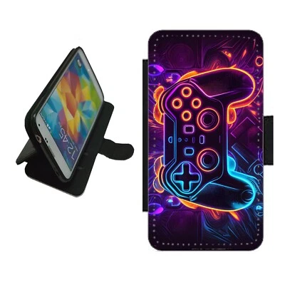 Gamer controller Phone Case Wallet flip cover For iPhone Samsung Google GAM1 - Image 1 of 4