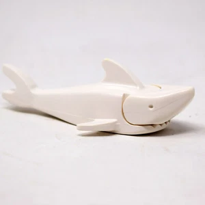 LEGO White Shark Minifigure No Gills 255 2547 Minifigure rifugio barriera corallina profonda mare oceano - Foto 1 di 12