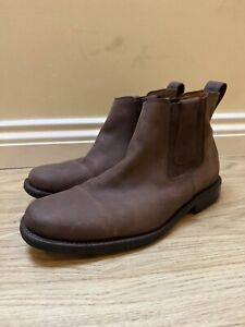 ANATOMIC & Co Men's Brown Leather Chelsea Boots Sheepskin Lining Uk 8