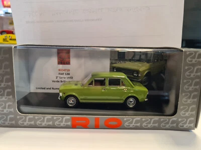 Fiat 128 2° serie 1972 verde brillante  1/43 RIO4719  RIO MADE IN ITALY - Immagine 1 di 3