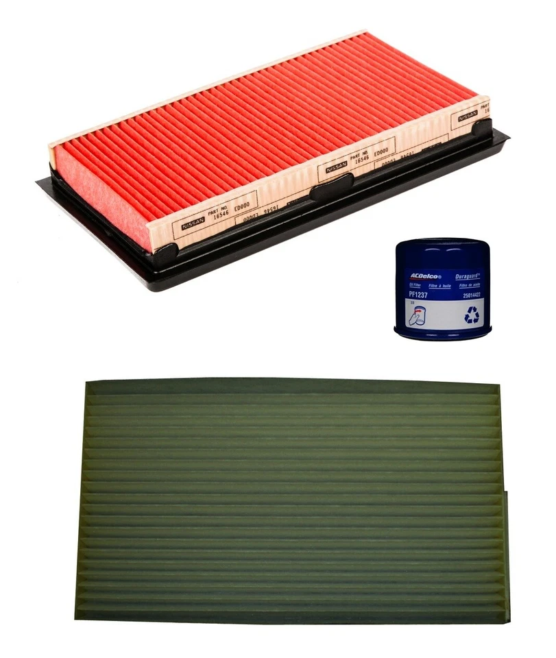Kit de filtro de cabina de papel de aire de aceite de motor ACDelco Pro para Nissan Cube 1,8 L L4 Foto 1 de 1