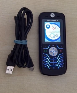 Motorola L6 Schwarz geprüft volle Funktion, Händler Garantie Komplett Top - Bild 1 von 3
