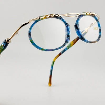 Auténticas gafas Zeiss vintage 4748 marco artístico Alemania coloridas gafas raras Foto 1 de 4