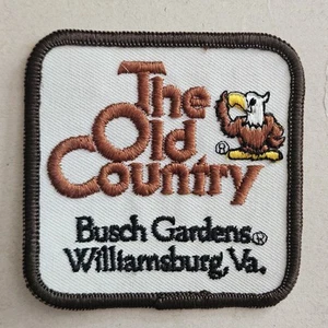 vintage THE OLD COUNTRY- BUSCH GARDENS PATCH eagle Williamsburg VA amusement - Picture 1 of 2