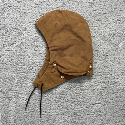Vintage Carhartt Hood Mens Brown Duck Quilt Lined Detachable Jacket Snap On 90s - Image 1 of 4