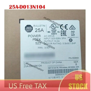25A-D013N104 AB PowerFlex 523 5.5kW (7.5Hp) AC Drive 25AD013N104 US Free Tax - Picture 1 of 4
